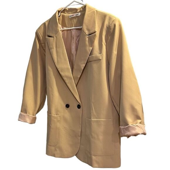 NWOT Ladies Oversized Fully Lined Suit Jacket Blazer - Picture 3 of 6